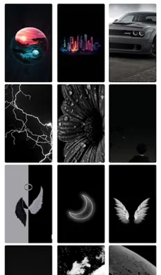 Black Wallpaper HD background android App screenshot 0