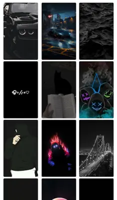 Black Wallpaper HD background android App screenshot 1